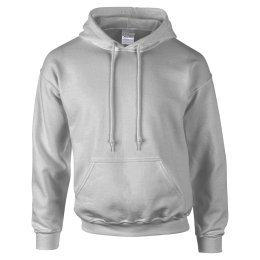 Polerón algodón L con gorro, gris