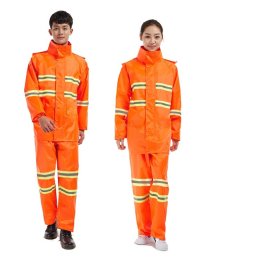 Traje impermeable reflectante, M